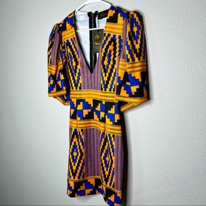 Traditional Zas Kente Print African Dress